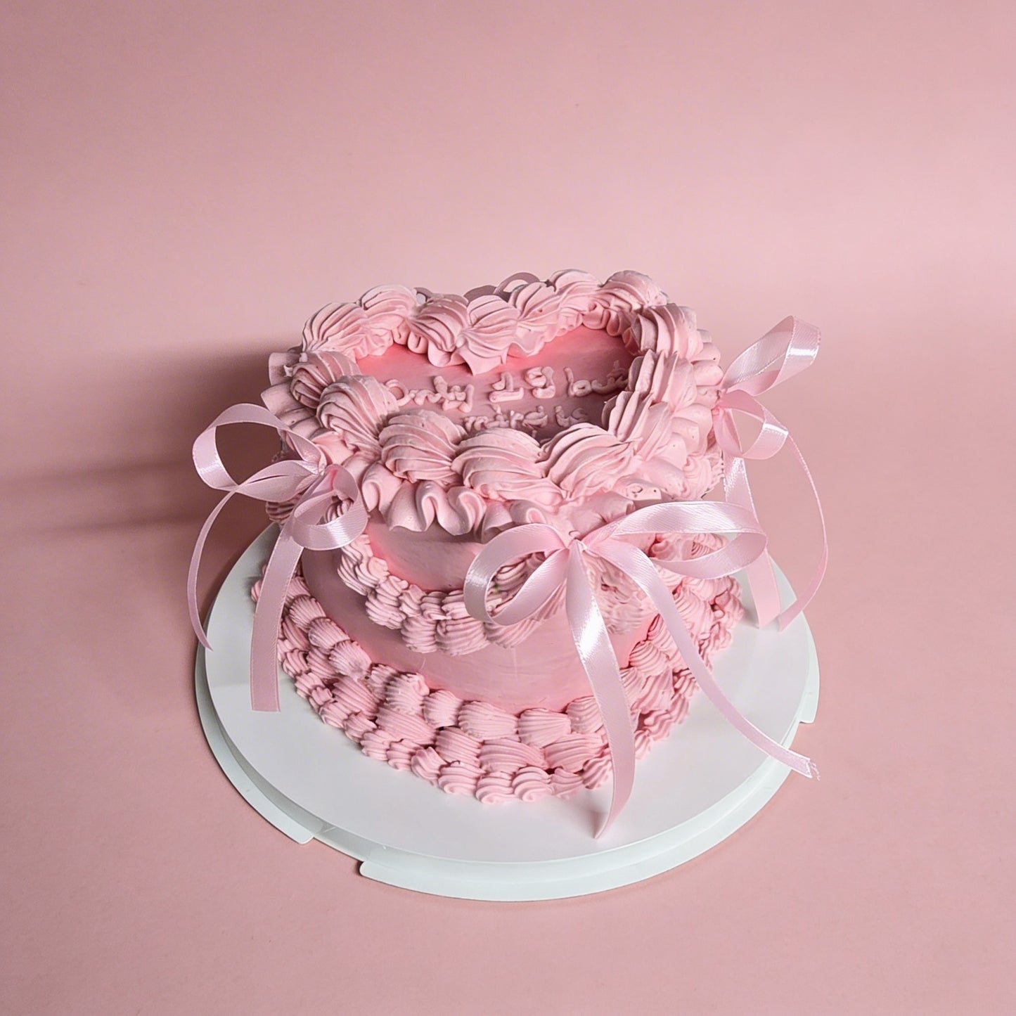 Lambeth Heart Shaped Cake