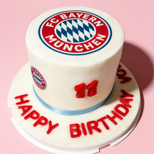 Fondant Football Cake