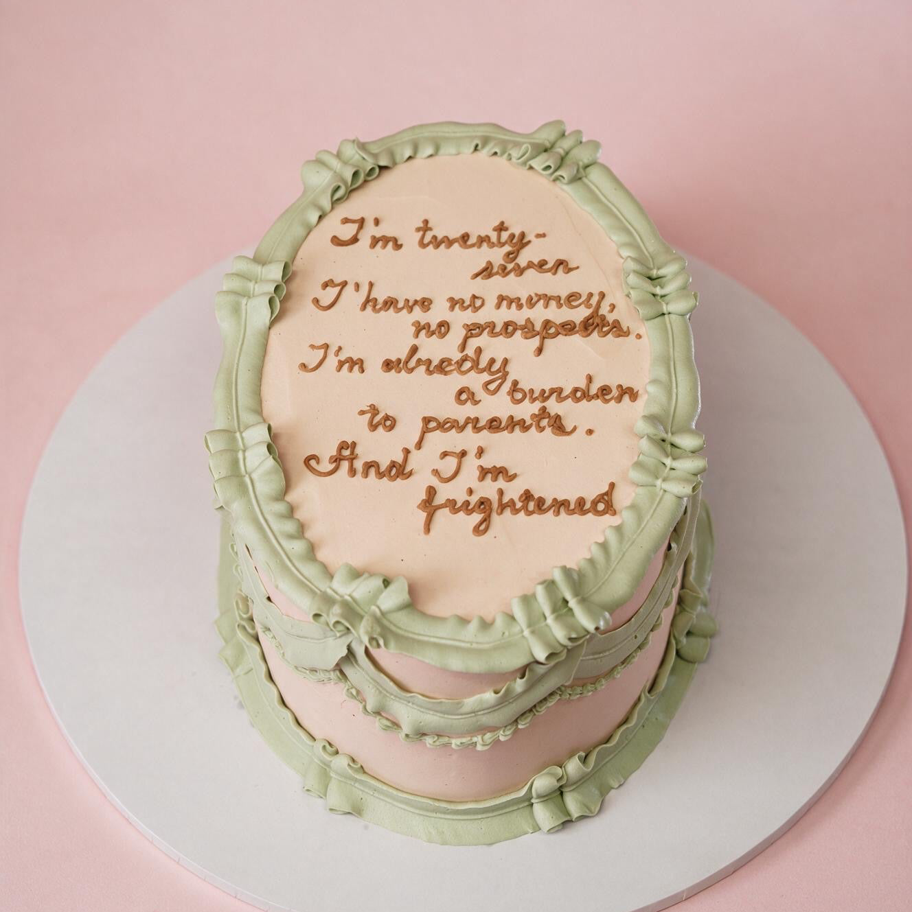 Oval Cake -  Pride & Prejudice Collection