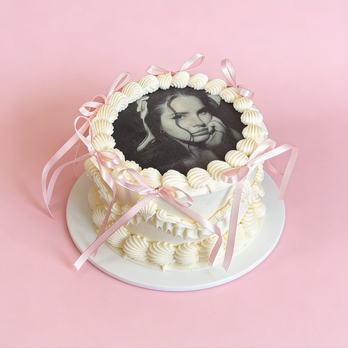 Cake with Custom Photo Print