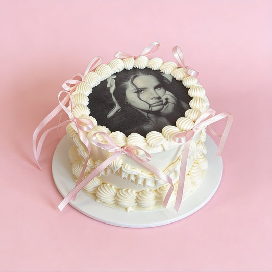 Cake with Custom Photo Print