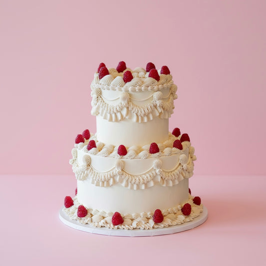 Lambeth Two-Tier Cake with berries