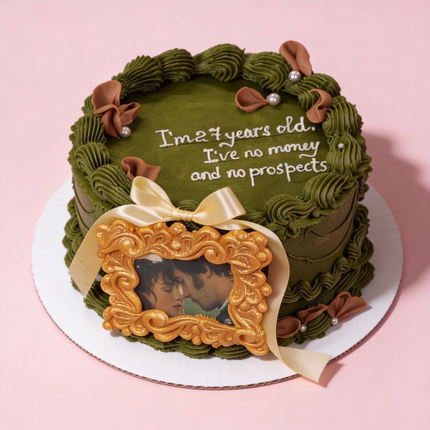 “Frame” Cake with your quote and photo